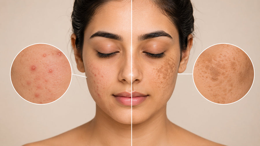 Blemishes and pigmentation are not the same thing