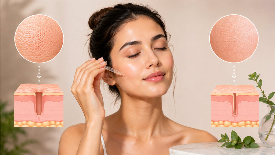 Can a serum actually shrink pores?