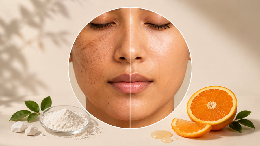 Kojic acid vs vitamin C for dark spots