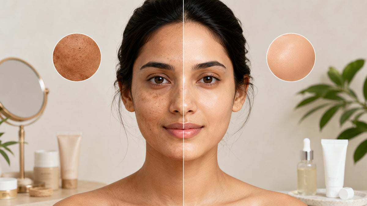 What "skin brightening" means, and what it does not