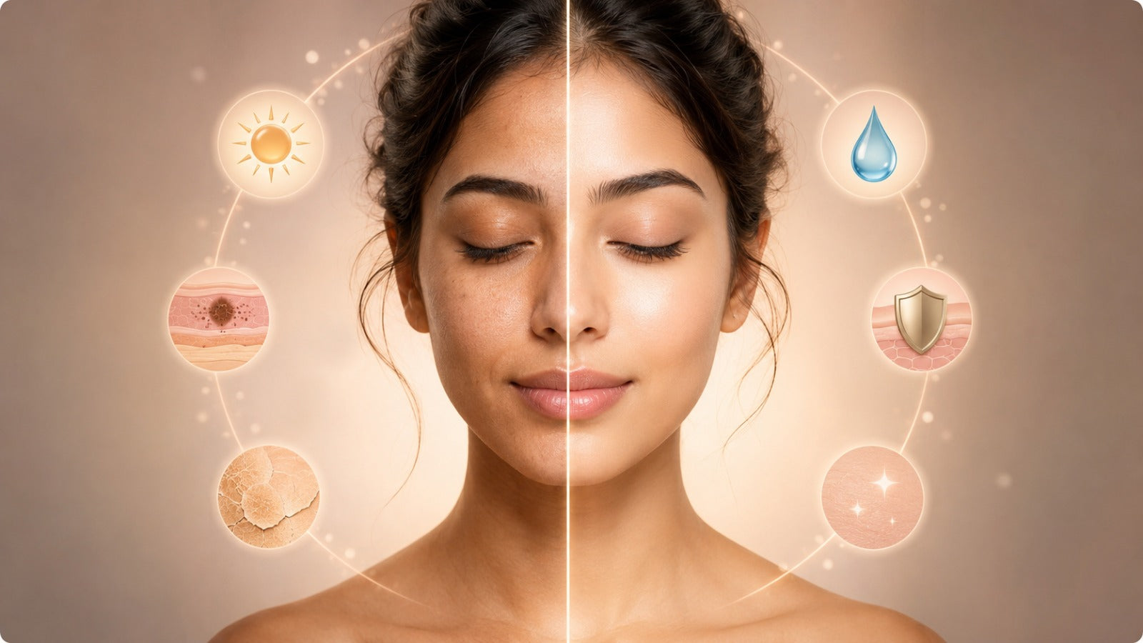 What "skin brightening" means, and what it does not