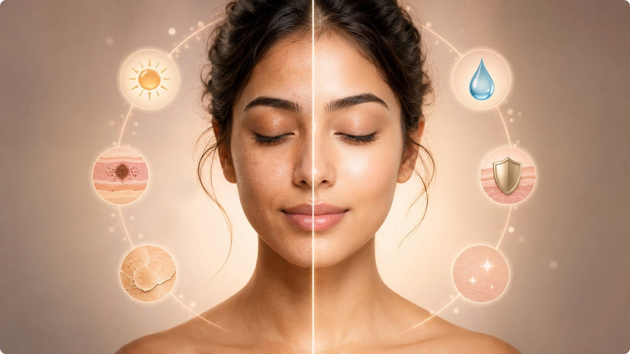 What "skin brightening" means, and what it does not