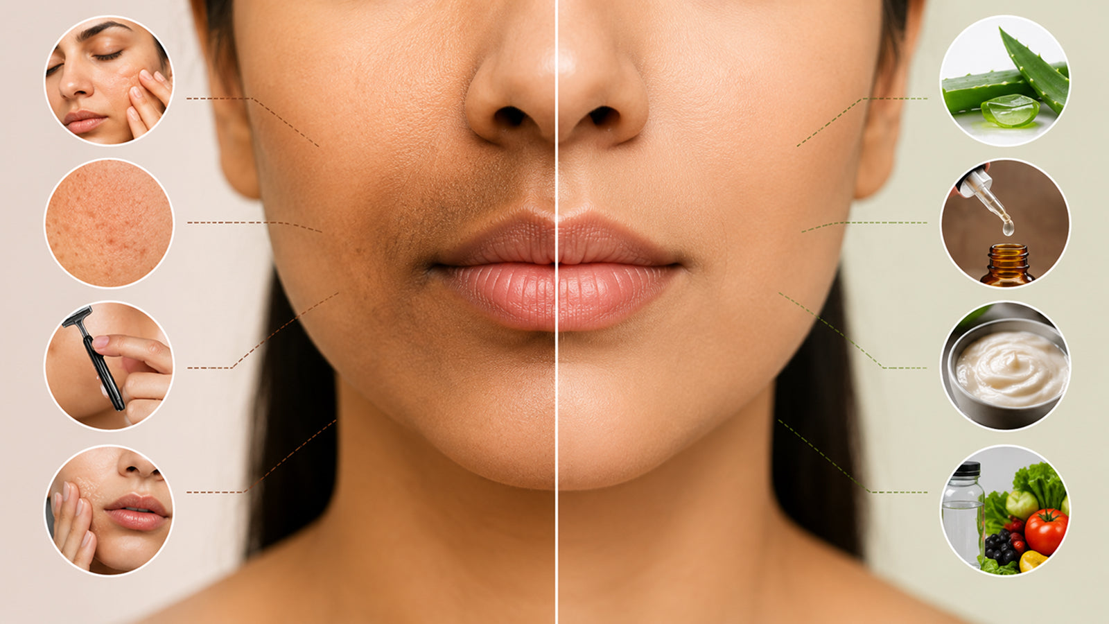 Darkness around the mouth: what causes it, and what helps