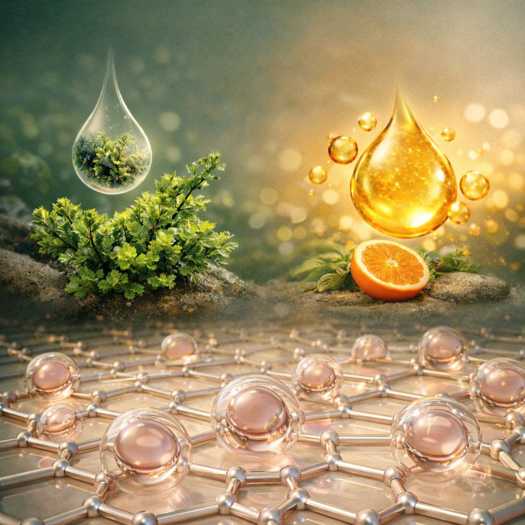 An illustrative composition of light, citrus and molecular forms