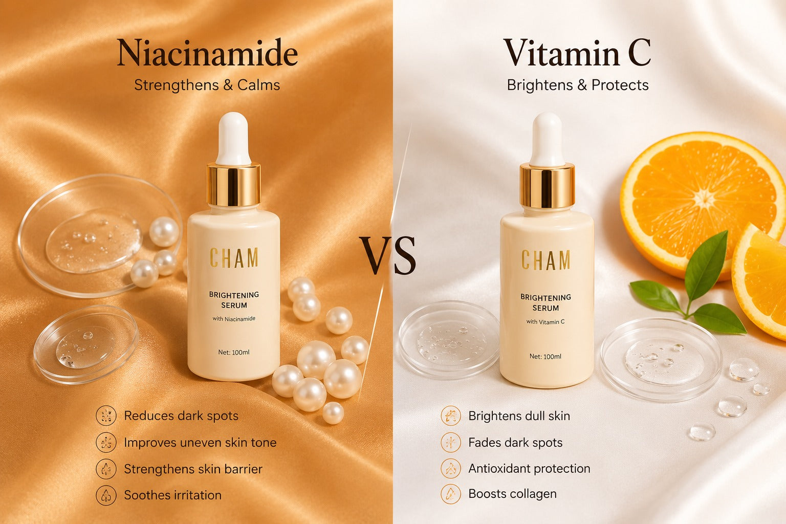Niacinamide vs Vitamin C: Which One Should You Choose?