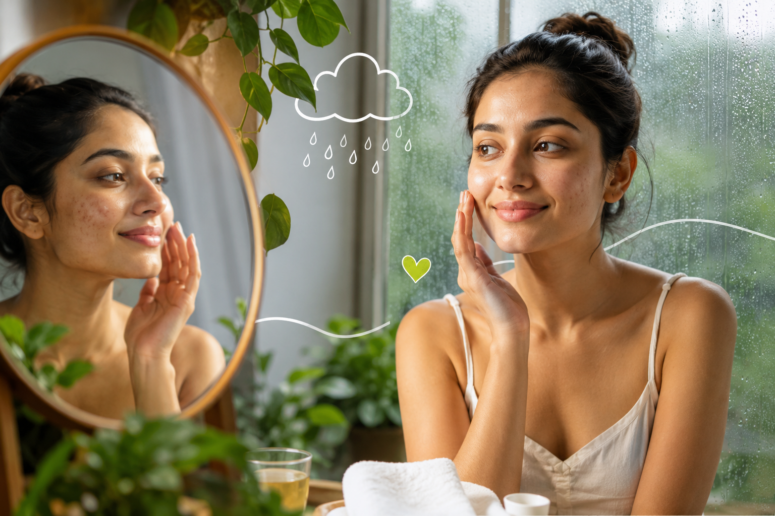 Monsoon Breakouts Ruined My Skin. This 4-Product Routine Cleared It in 60 Days | Cham Skincare